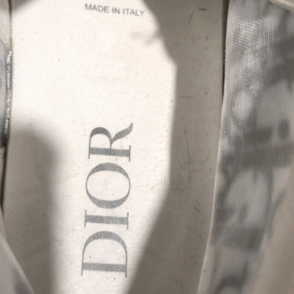 DIOR B23 League High-Top Sneaker White and Black Dior Canvas US Size 12 EU 45 - Picture 14 of 16